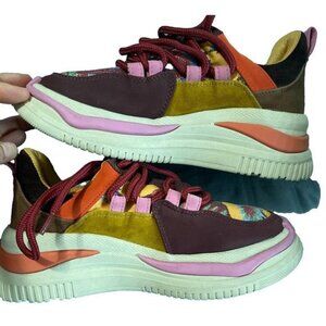 FARM Rio Colorful Sneakers with Red and Pink Accents